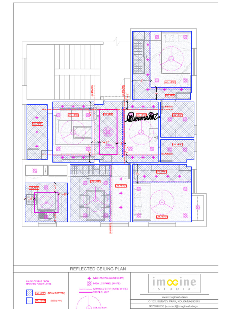 Ceiling Plan Lighting Design Guide | PDF