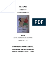 Download RESENSI buku belenggu by Eza Melinda SN85195677 doc pdf