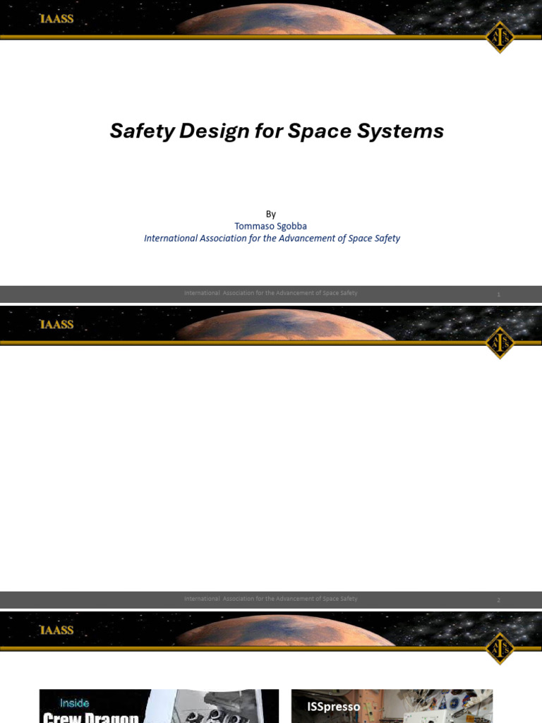 System Safety in Space Design | PDF | Space Shuttle | Safety