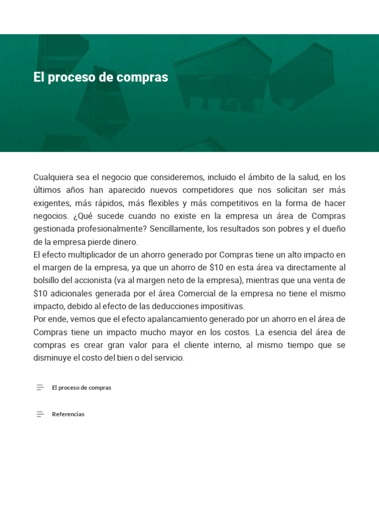 Ventajas del seguimiento en compras | PDF | Calidad (comercial) | Business