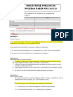 Formato para Diligenciamiento de Preguntas Pruebas Saber Pro