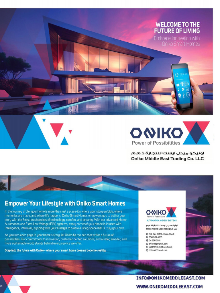 Oniko Middle East: Elevators & Automation Services | PDF | Elevator ...