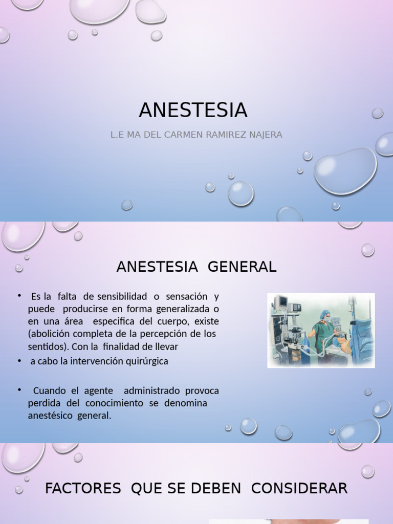 Anestesia Balanceada y Desflurano | PDF | Anestesia | Analgésico