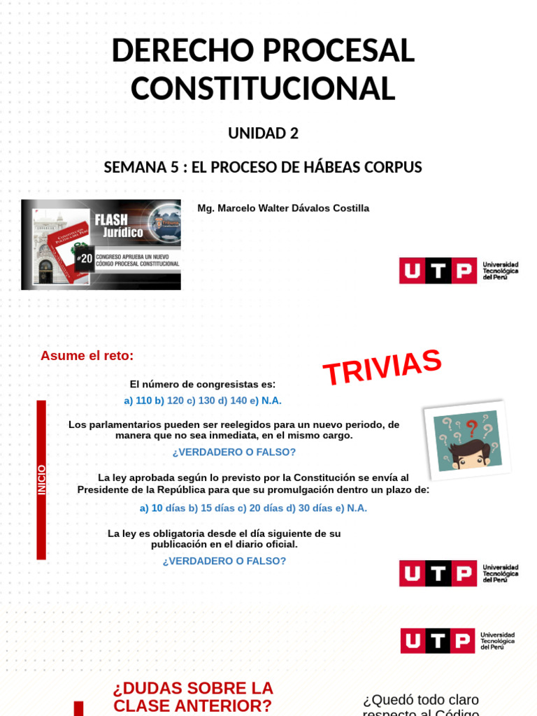 Proceso de Hábeas Corpus en Derecho Constitucional | PDF | Habeas ...