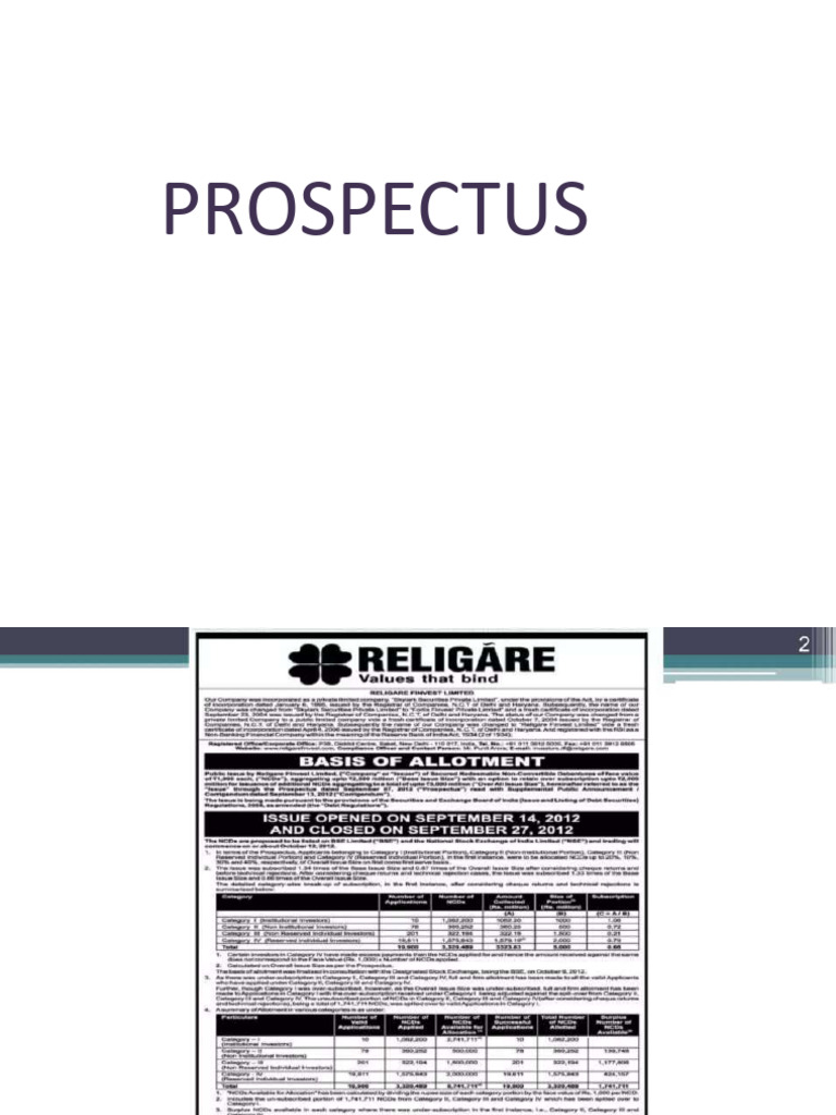 PROSPECTUS | PDF