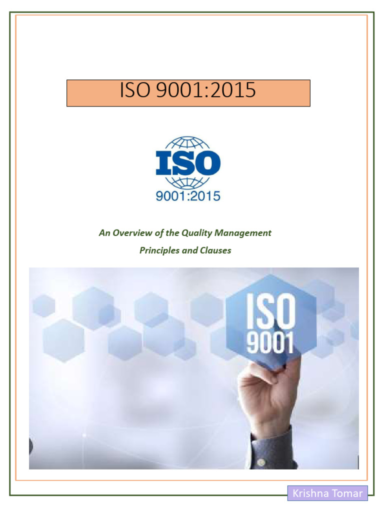 ISO 9001:2015 Quality Management Overview | PDF | Quality Management ...