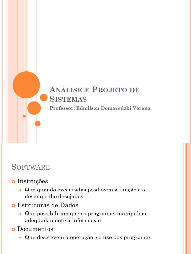 Análise e Projeto de Sistemas de Software | PDF | Linguagem de ...