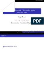 Image Processing Computer Vision Application Areas