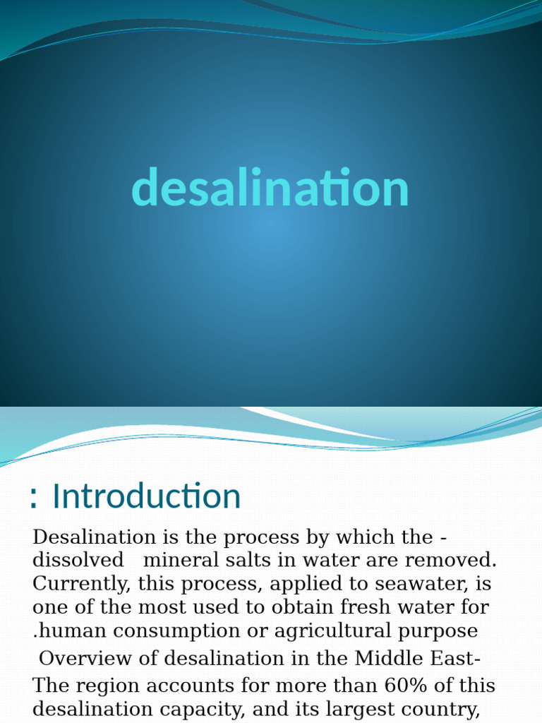 Desalination | PDF