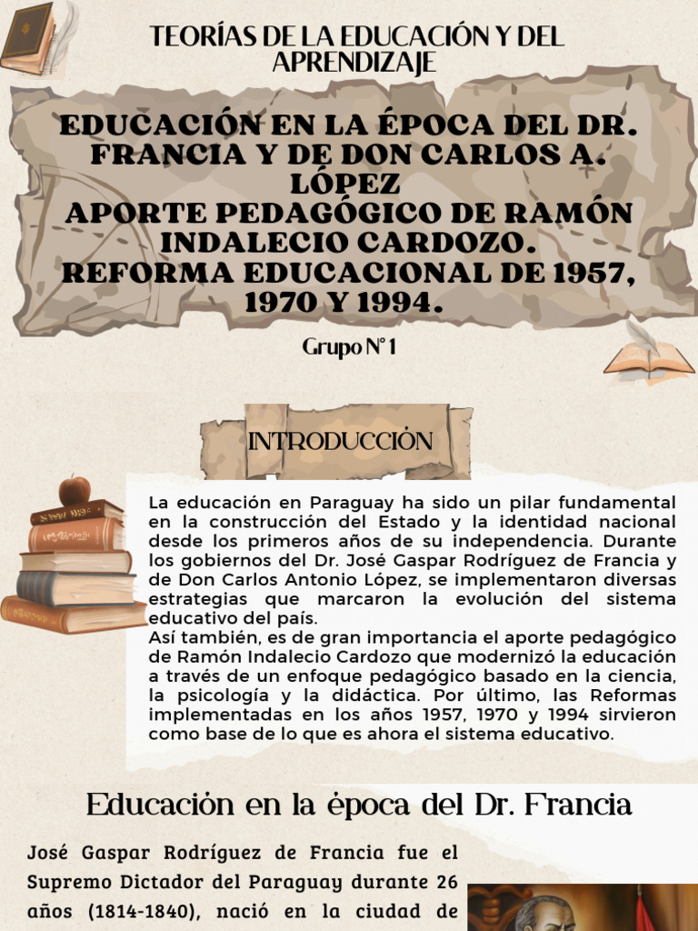 Reforma Educativa de 1957 en Paraguay | PDF | Educación vocacional ...