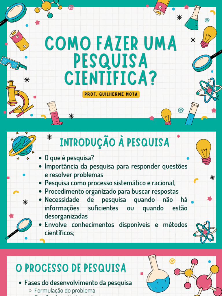 Como Fazer Uma Pesquisa Científica | PDF | Método científico | Cognição