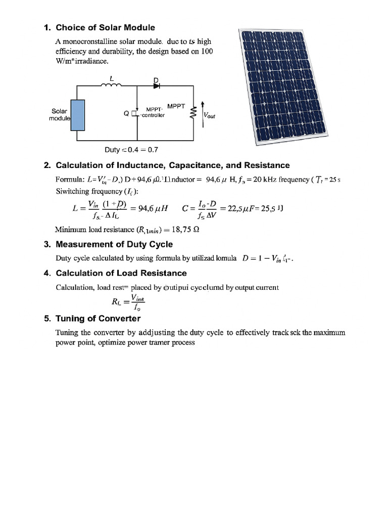 1kW PV Boost Converter Design | PDF
