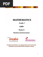 Grade 6 NST Term 4 Revision Guide | PDF | Planets | Moon