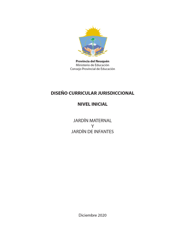 Diseño Curricular Neuquén Nivel Inicial | PDF | Plan de estudios