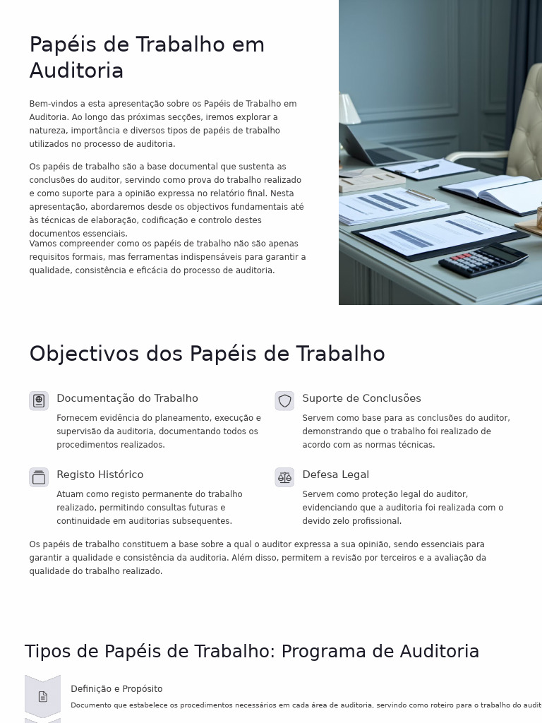 Papeis de Trabalho Em Auditoria | PDF