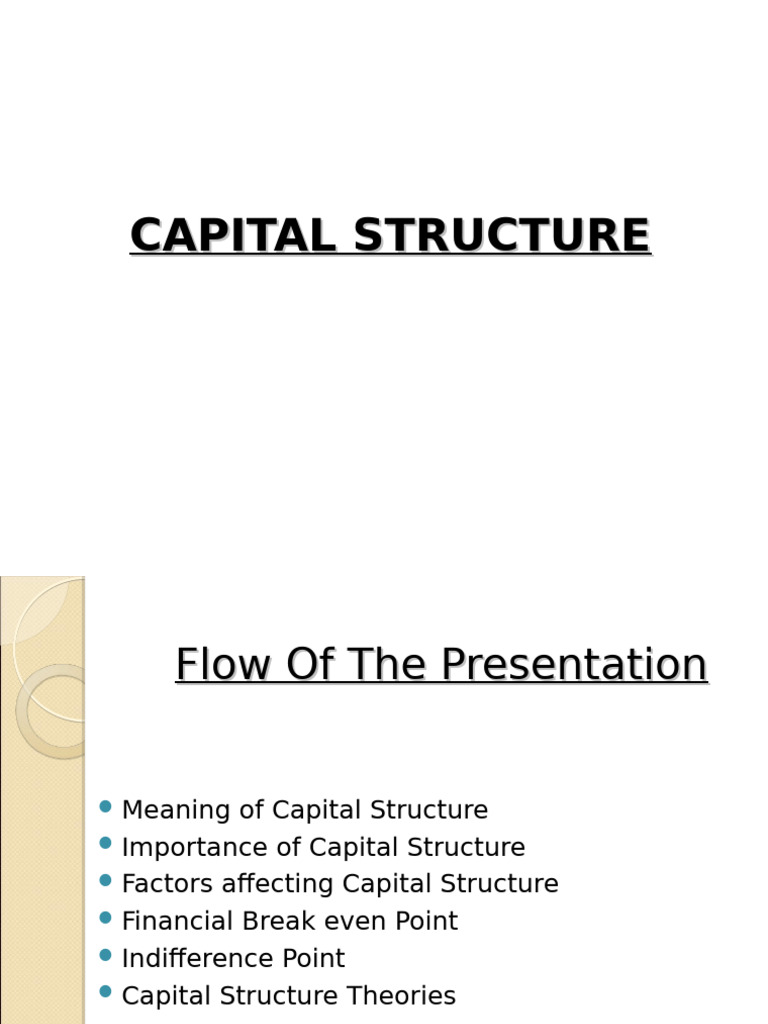 Capital Structure II | PDF | Capital Structure | Cost Of Capital