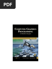 Computer Graphics Programming in OpenGL with Java 3rd Edition V. Scott Gordon pdf download
