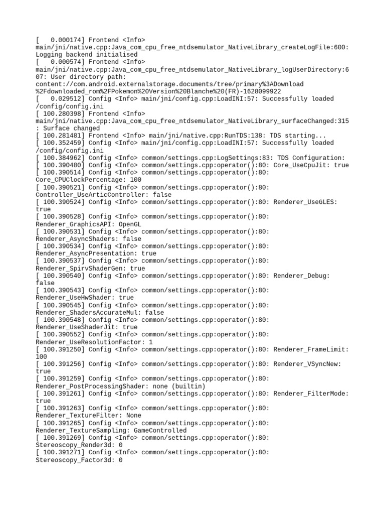 TDS Log Initialization and Configurations | PDF | Systems Architecture ...