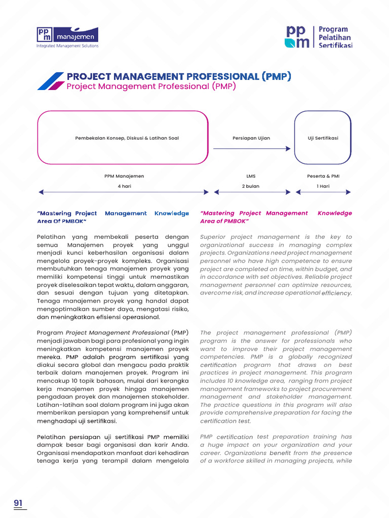 PROJECT MANAGEMENT PROFESSIONAL (PMP) | PDF
