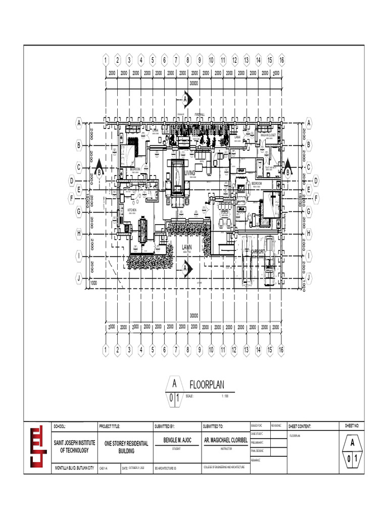 Drainage and Firewall Layout Plan | PDF | Home