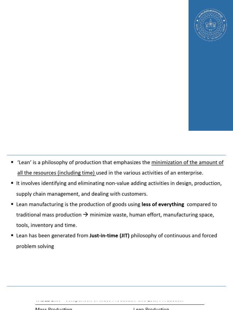 Lean Manufacturing Principles and Practices | PDF | Lean Manufacturing ...