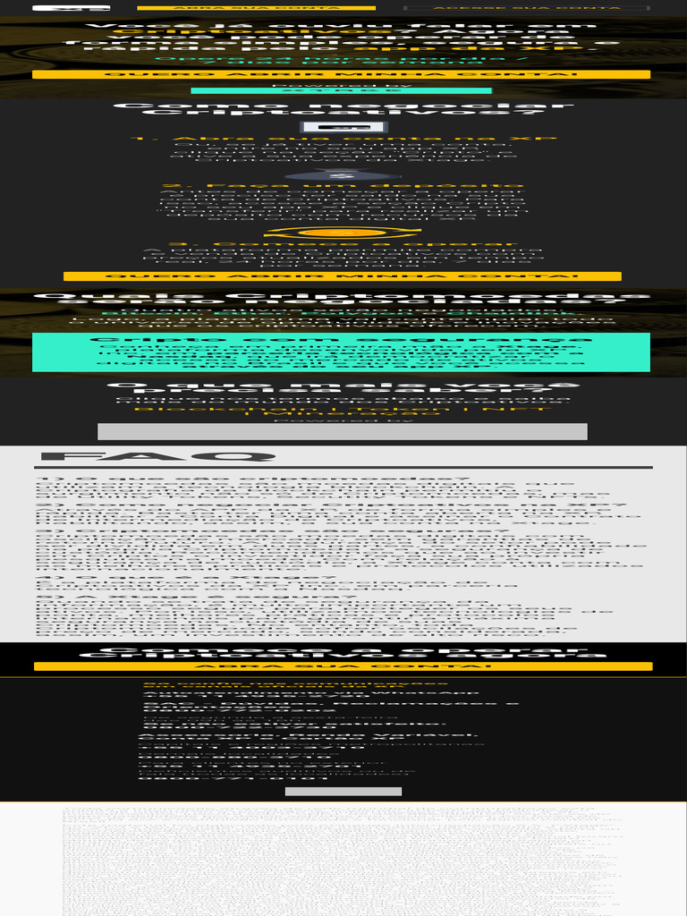 Como Negociar Criptoativos na XP | PDF | Criptomoeda | Avaliação de risco