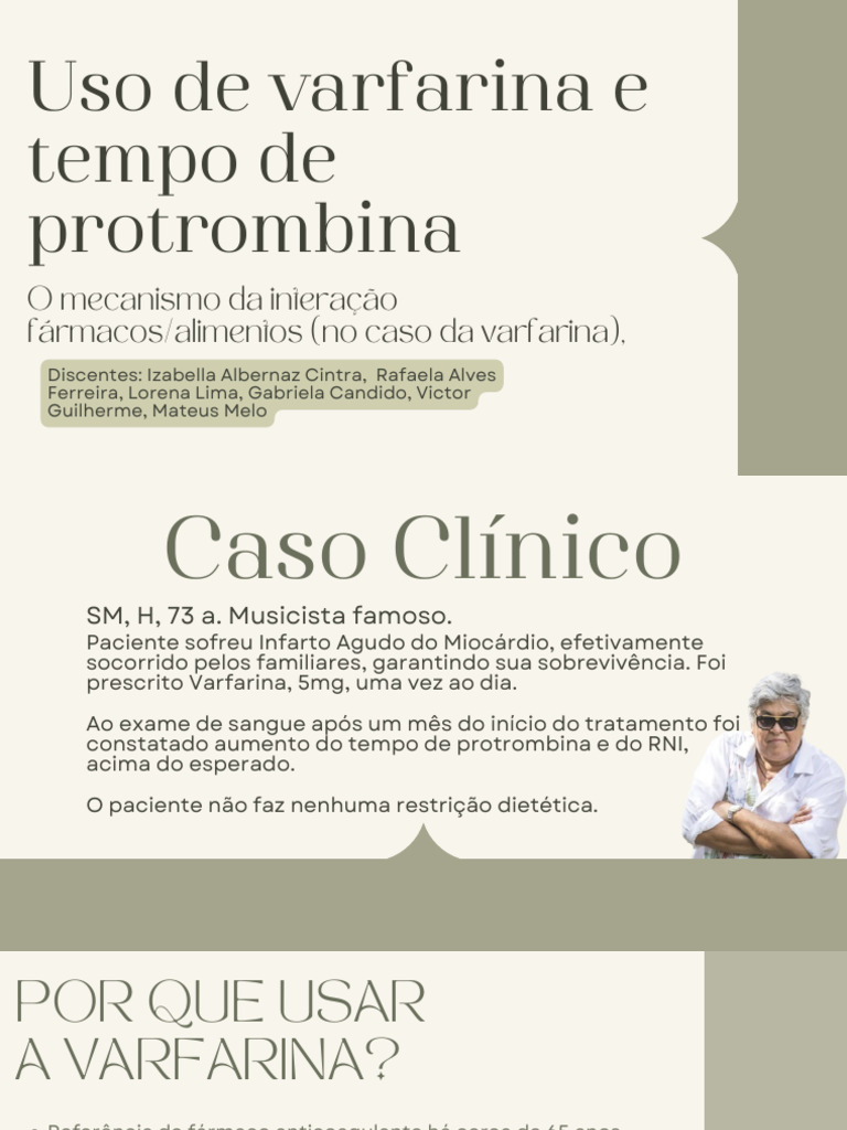 Varfarina: Mecanismo e Efeitos em Pacientes | PDF | Metabolismo das ...