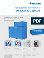 Discover Our New Absolutely Oil-Free Class of Compressors: The BOGE S 40-2 BLUEKAT.