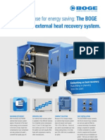 BOGE Air Compressors - DUOTHERM External Heat Recovery System