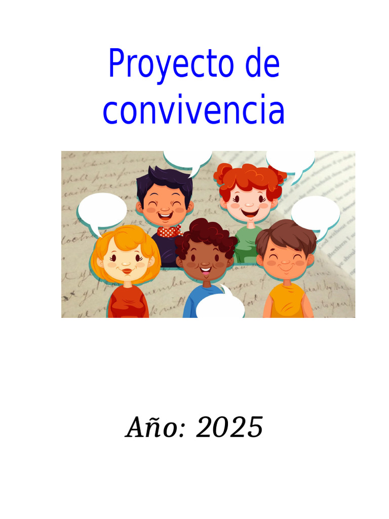 Mejora de la convivencia escolar | PDF | Conocimiento | Humanidades