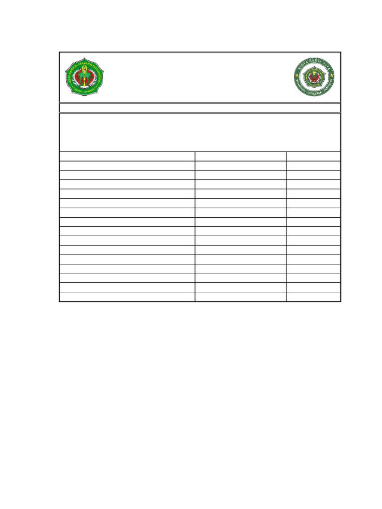 Form Modul 1 | PDF