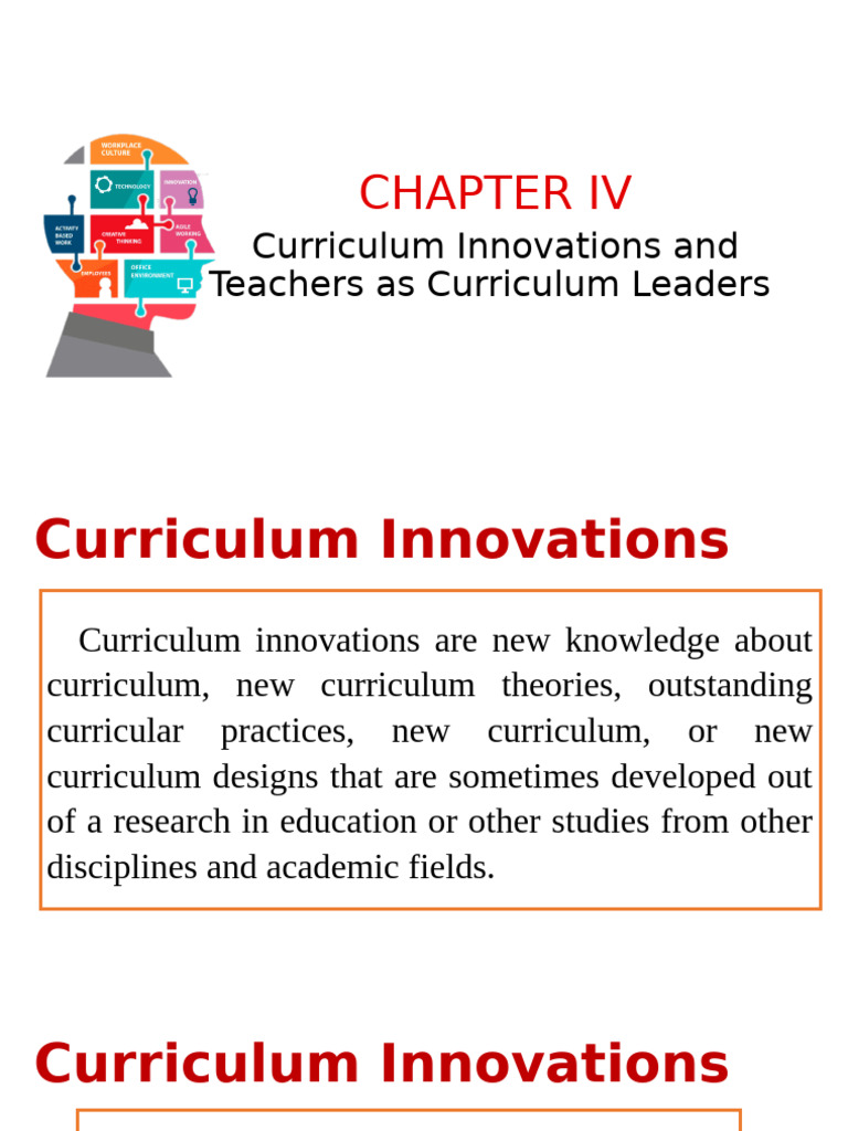 Curriculum Innovations for Educators | PDF | Curriculum | Learning