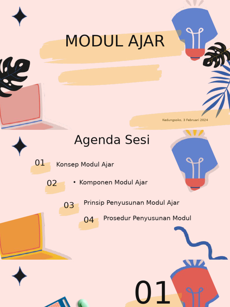 Panduan Penyusunan Modul Ajar Efektif | PDF