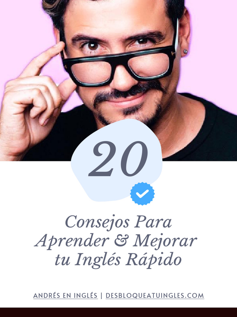 20 Consejos para Aprender y Mejorar Tu Ingles Ebook - Andres en Ingles ...