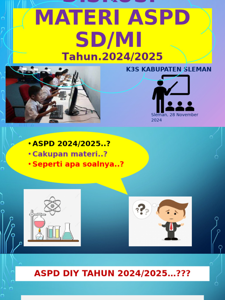 Materi ASPD 2024/2025 untuk SD/MI | PDF