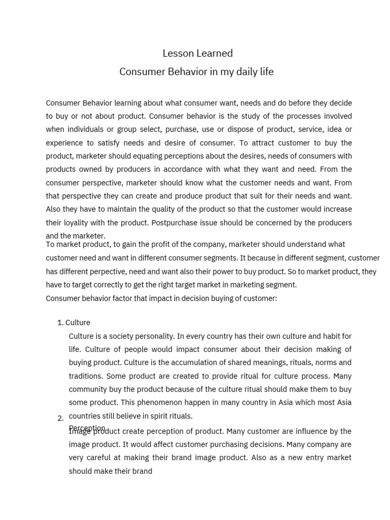 Understanding Consumer Behavior Dynamics | PDF | Consumer Behaviour ...