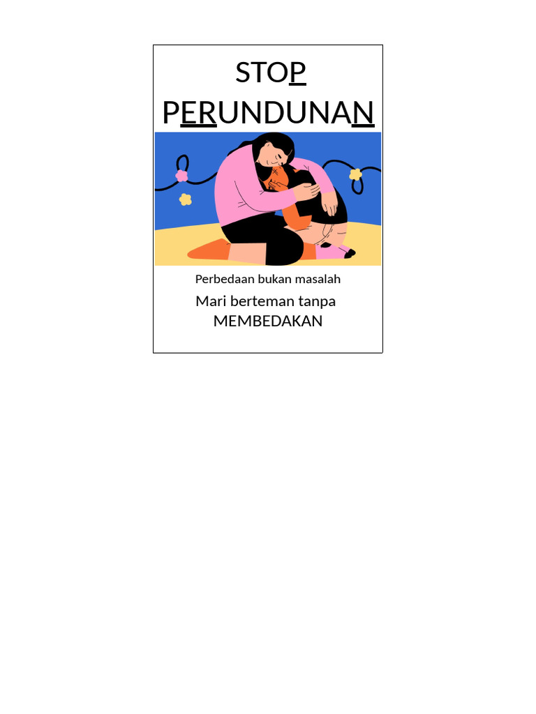 Poster Stop Bullying Ceria Biru Pdf