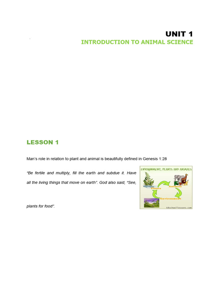 Introduction to Animal Science Basics | PDF | Adrenal Gland | Pancreas