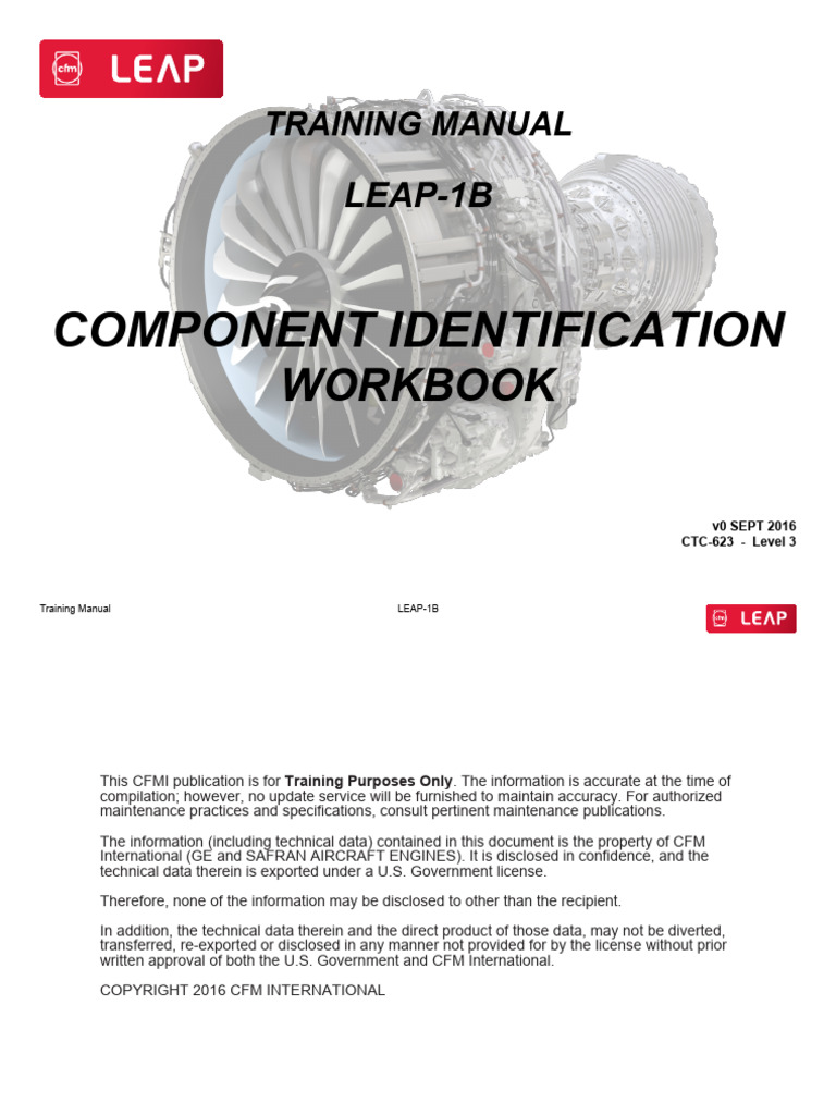 5 LEAP 1B Exercice Book | PDF | Engines | Valve