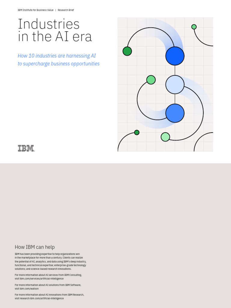 Industries in The Ai Era Report | PDF | Artificial Intelligence ...