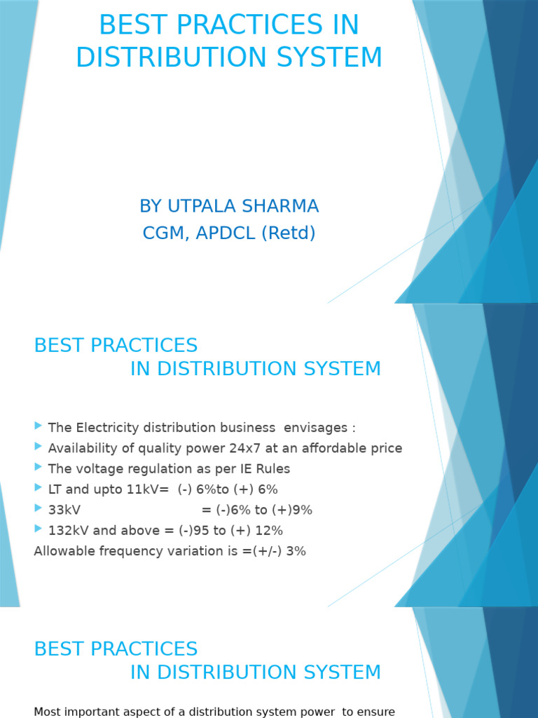 Best Practices for Power Distribution Safety | PDF | Electrical ...