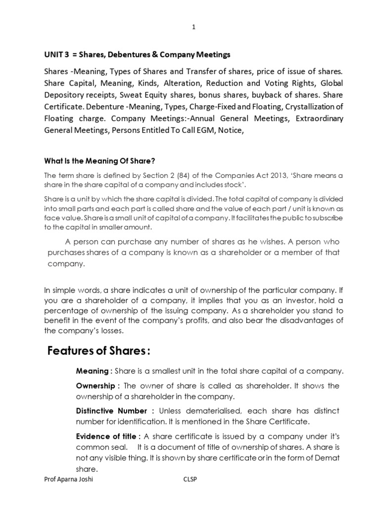 Understanding Shares and Shareholders | PDF | Preferred Stock | Dividend