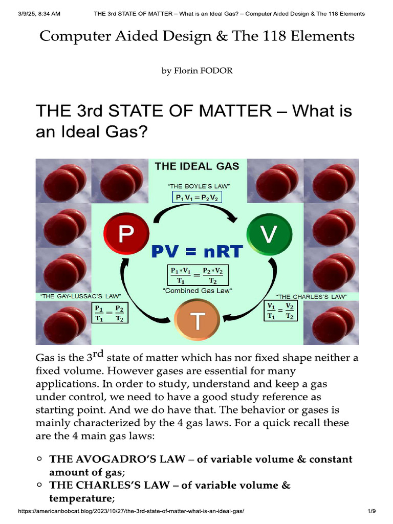 Gas Laws | PDF