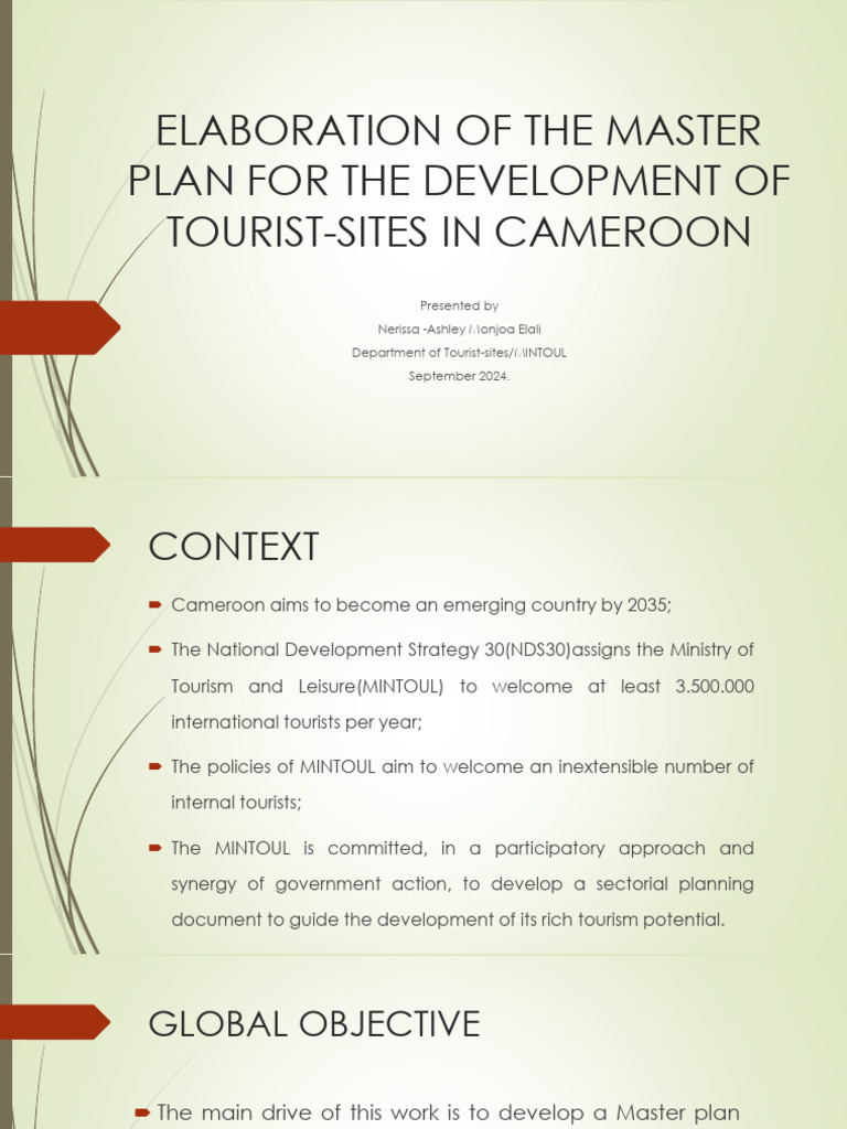 Master Plan for Cameroon Tourist Sites | PDF | Tourism | Infrastructure