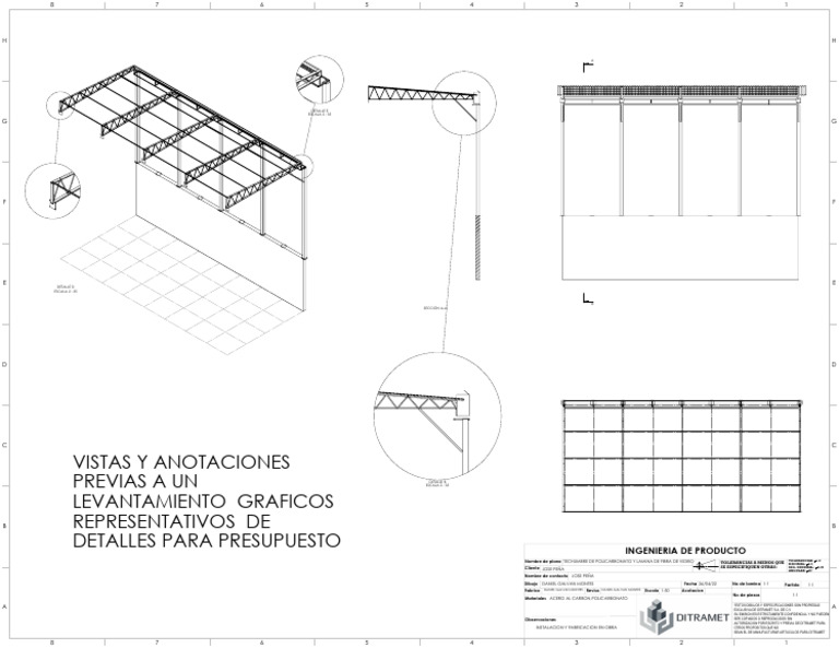 ESTRUCTURA Techumbre | PDF | Sólido amorfo | Dieléctrico