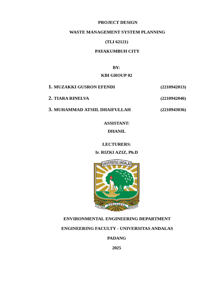 Waste Management System Design 2002 | PDF | Waste Management | Waste