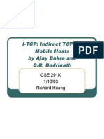 I-TCP: Indirect TCP For Mobile Hosts by Ajay Bakre and B.R. Badrinath