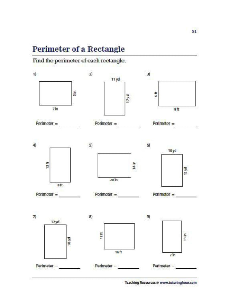 Class 4 Worksheets of Shapes | PDF