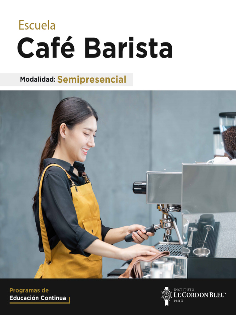 Curso de Barista en Le Cordon Bleu | PDF | café | Presupuesto
