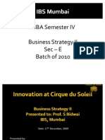 Bs II 17-12-2009 Sec e - Innovation at Circque Du Soleil